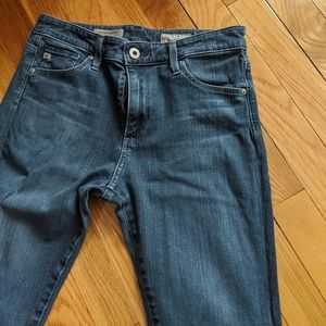 A.G. high rise Farrah skinny jeans, sz 27
